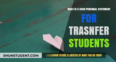 Crafting a Compelling Personal Statement for Transfer Students