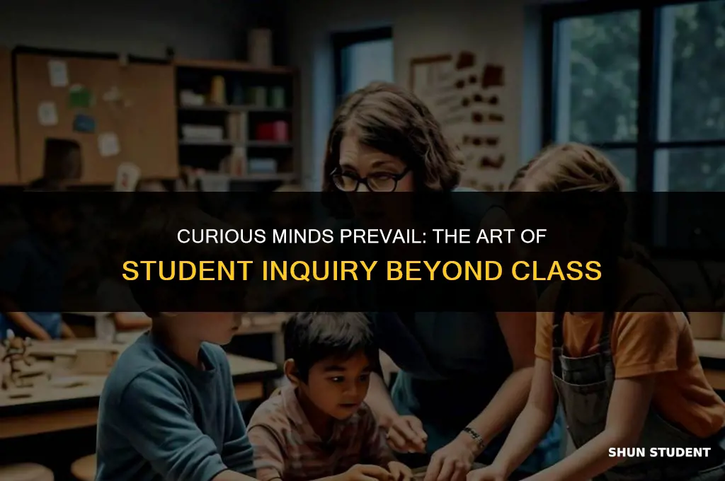what is a good student asking questions outside of class