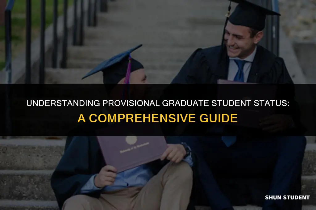 what is a provisional graduate student