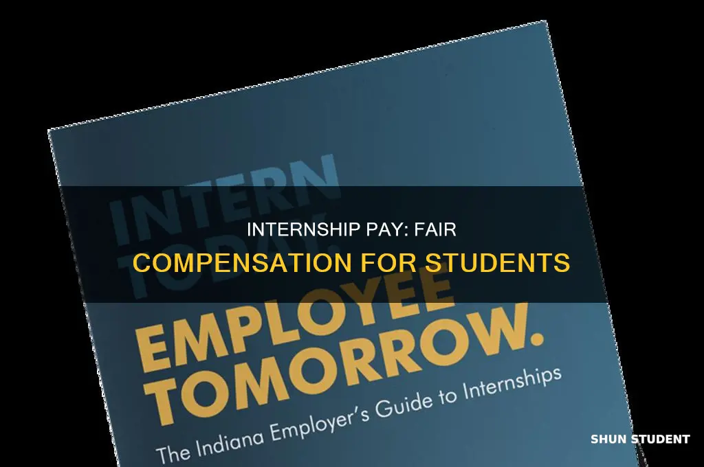 what is a reasonable pay for student internship
