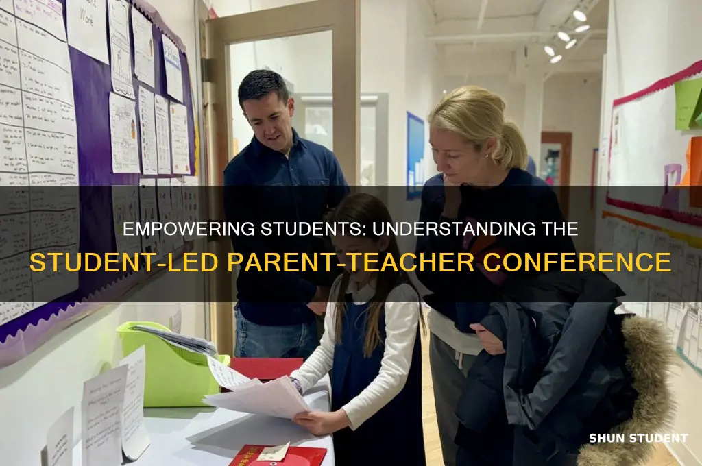 what is a student led parent teacher conference