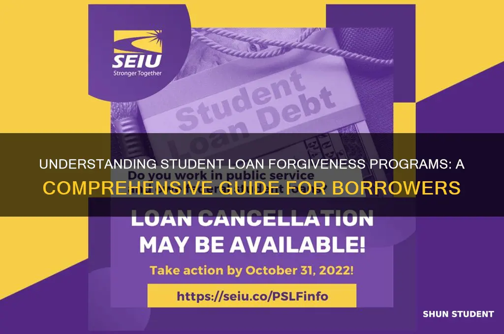 what is a student loan forgiveness programs