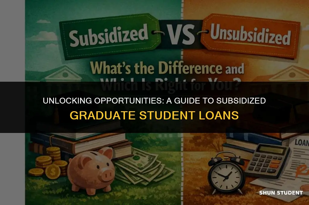 what is a subsidized loan for graduate students