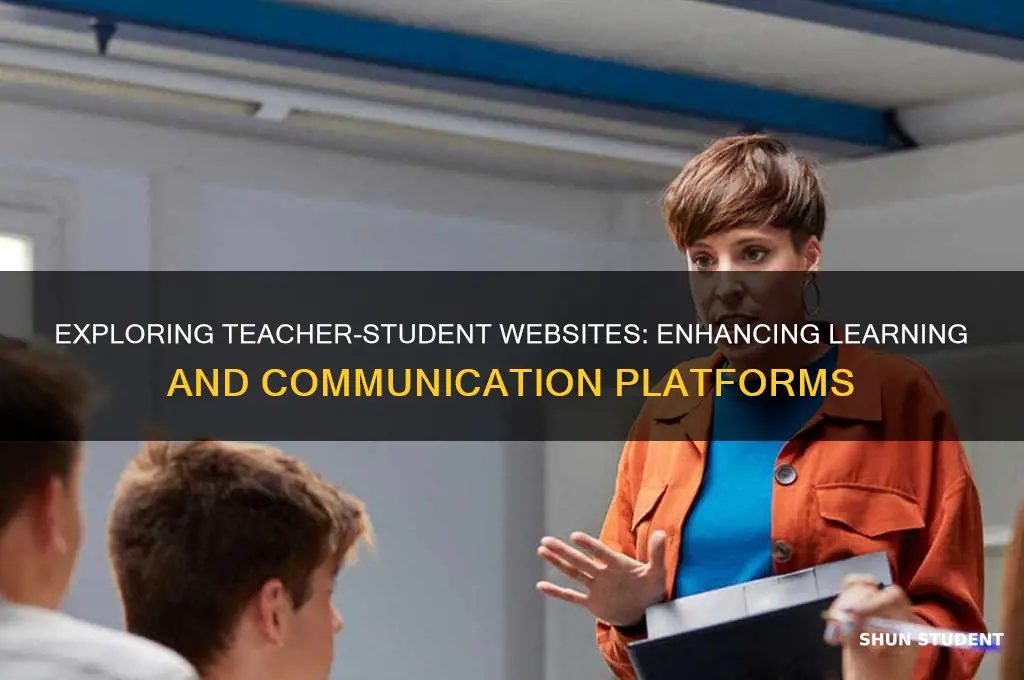 what is a teacher student website