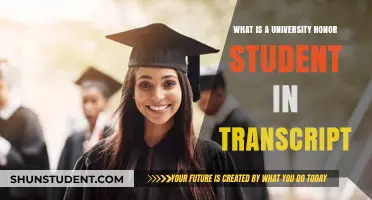 How Honor Students are Recognized in Transcripts