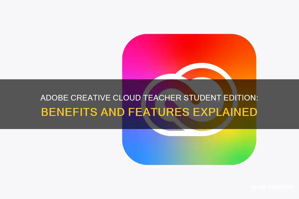 what is adobe cloud teacher student edition