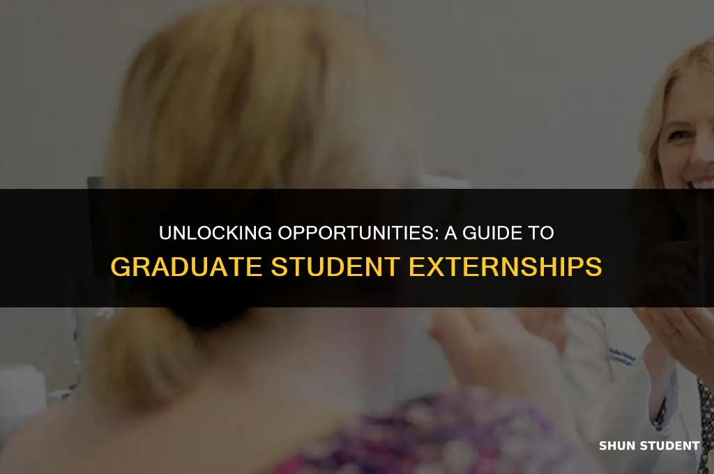 what is an externshi for graduate students