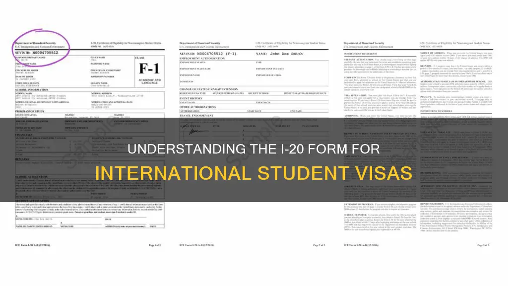 what is an i-20 for international students