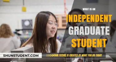 Exploring the Journey of an Independent Graduate Student