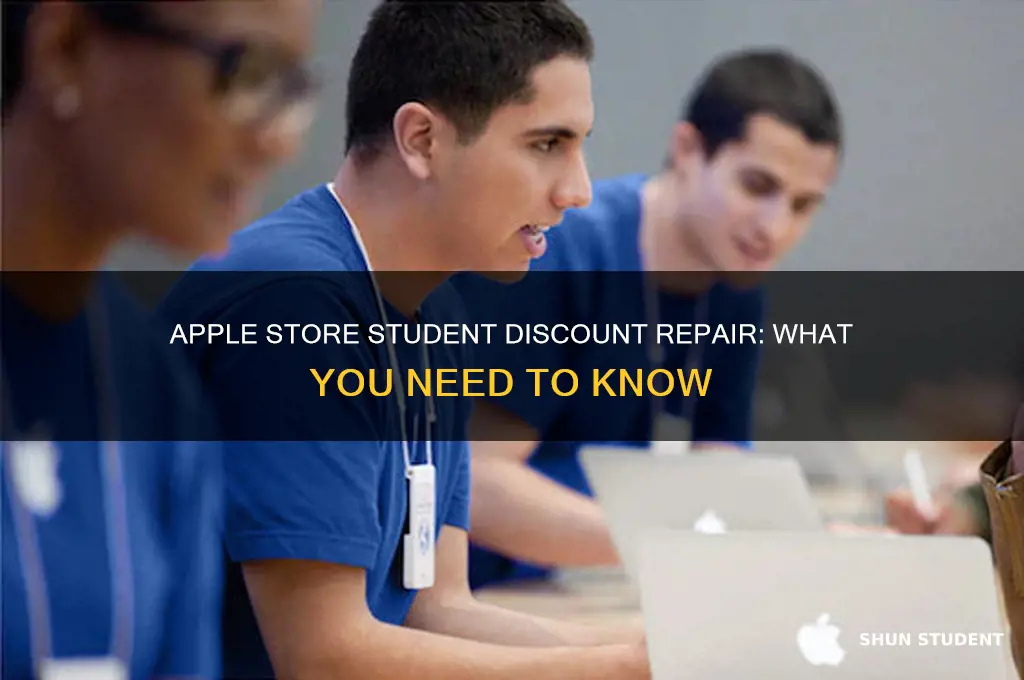 what is apple store student discount repair