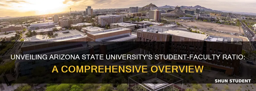 what is arizona state universitys student faculty ratio