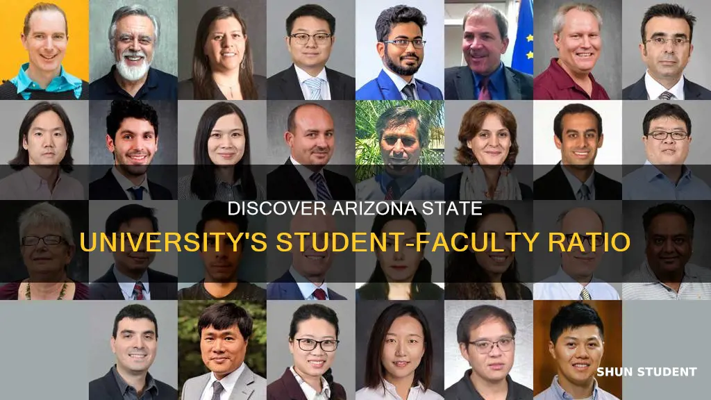 what is arizona state universitys student faculty ratio