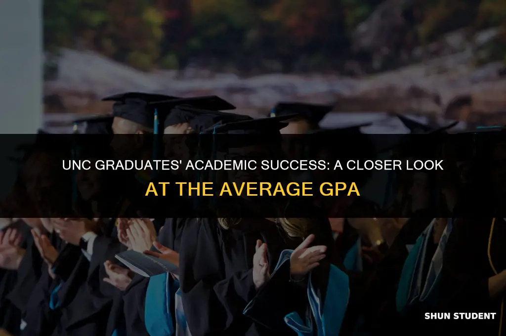 what is average gpa of graduating unc student