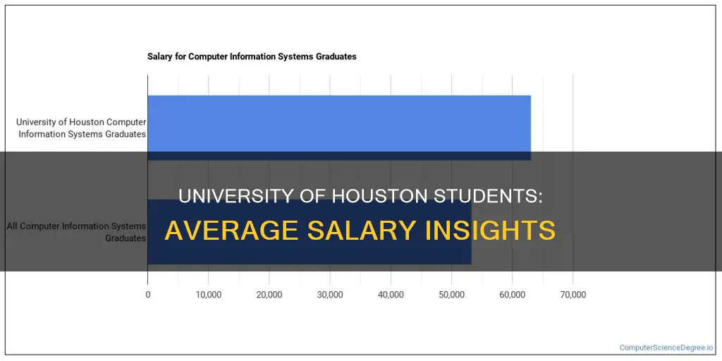 what is average salart of university of houston student