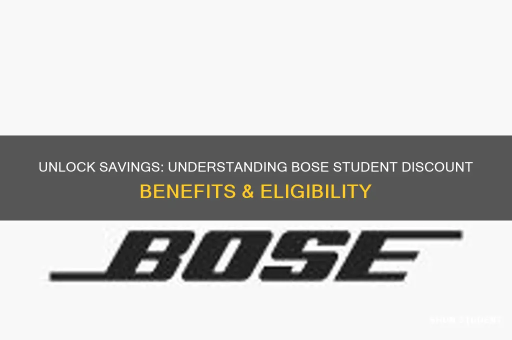 what is bose student discount