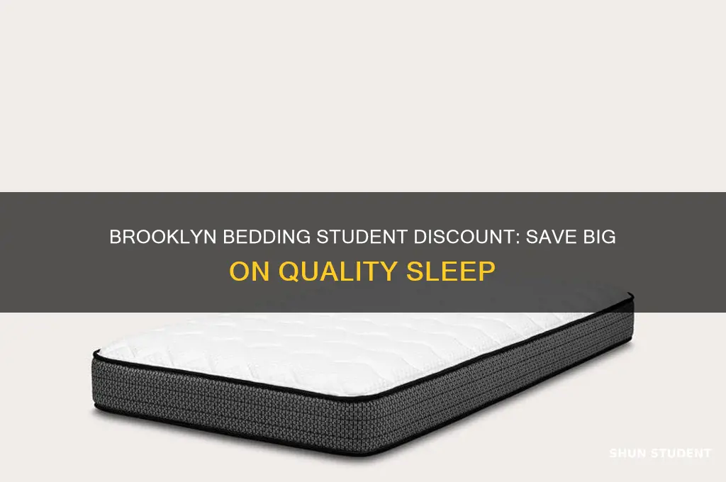 what is brooklyn bedding student discount