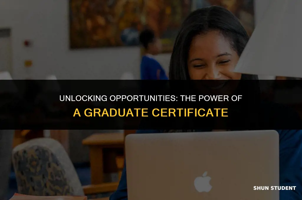 what is certificate graduate student