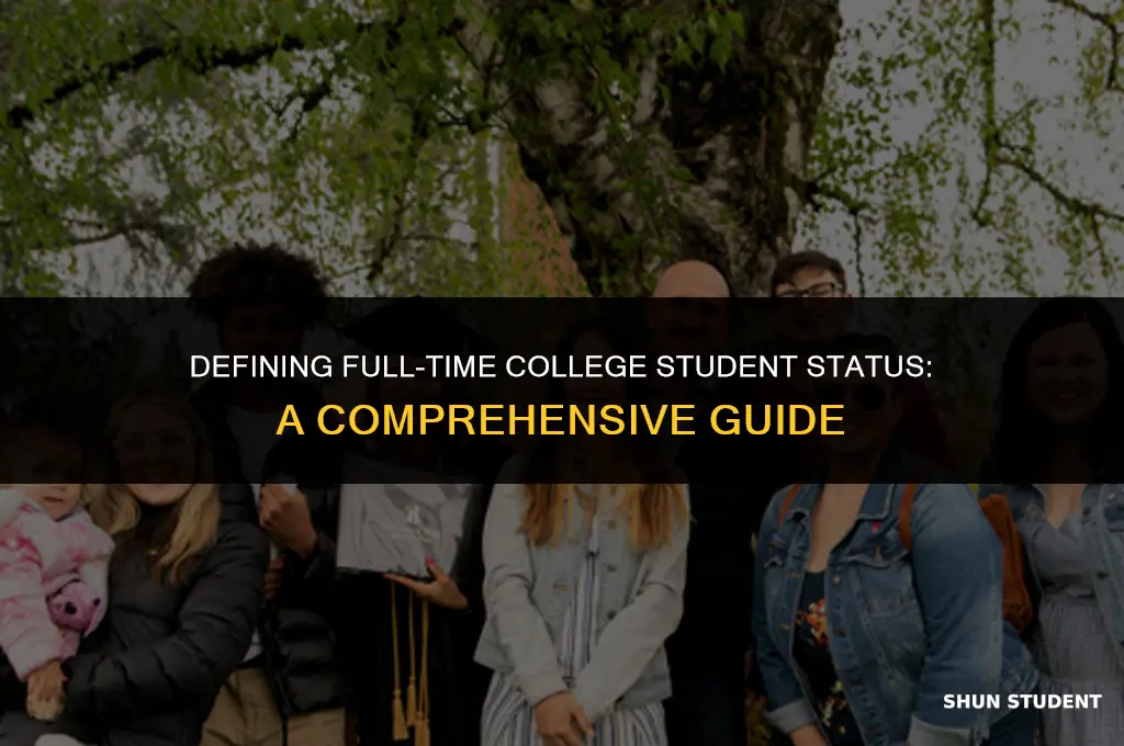 what is considerd full time collage student