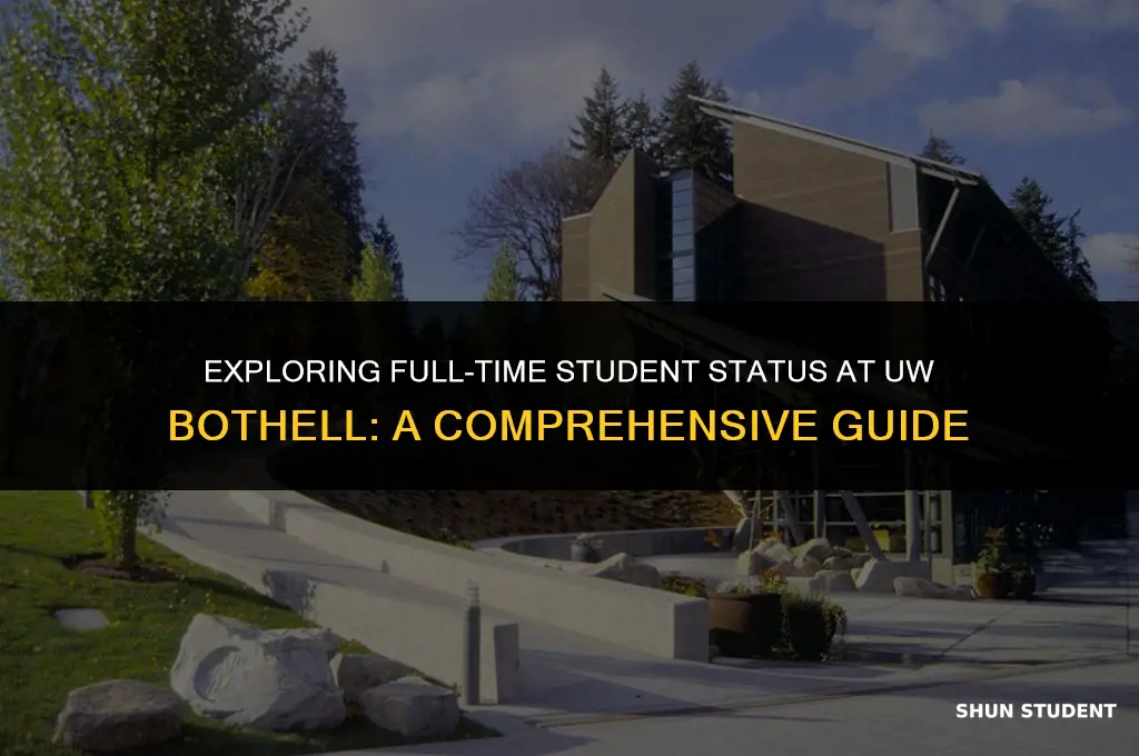 what is considered a full time student at uw bothell