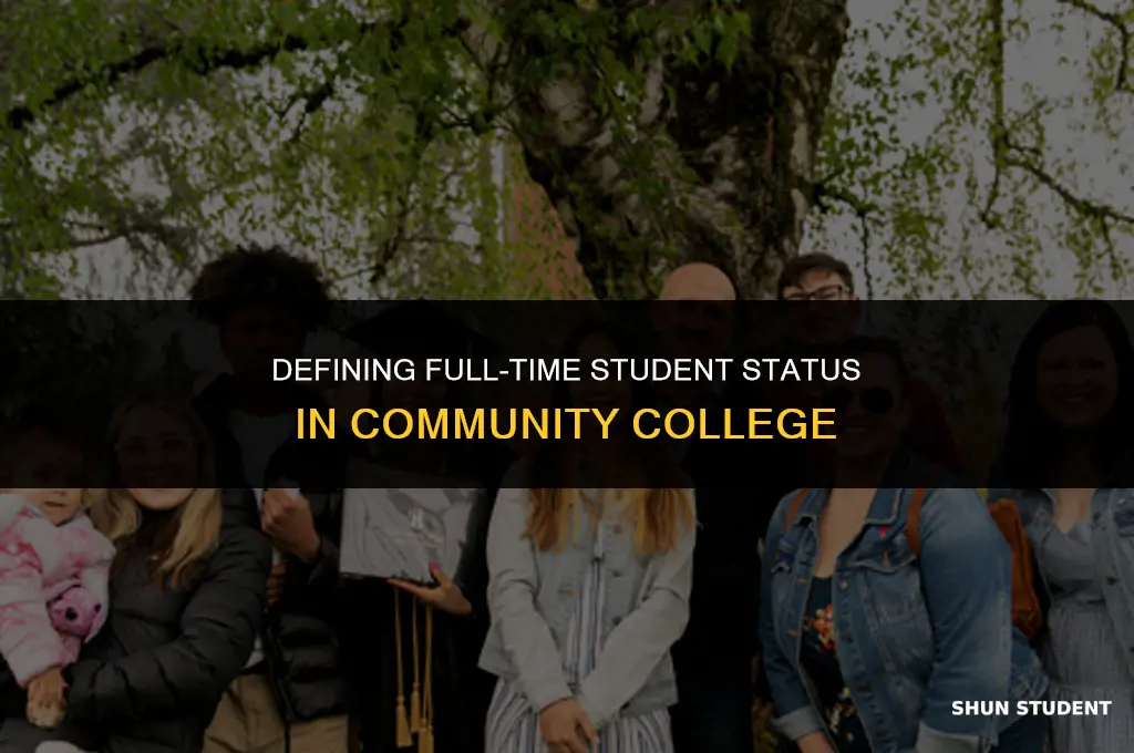 what is considered a full time student in community college