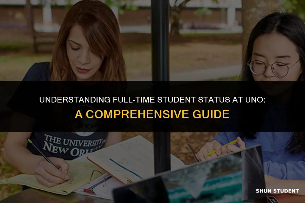 what is considered a full time student uno