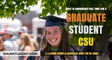 Defining Full-Time Status for Graduate Students at CSU