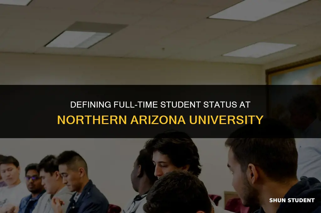 what is considered full time student at nau