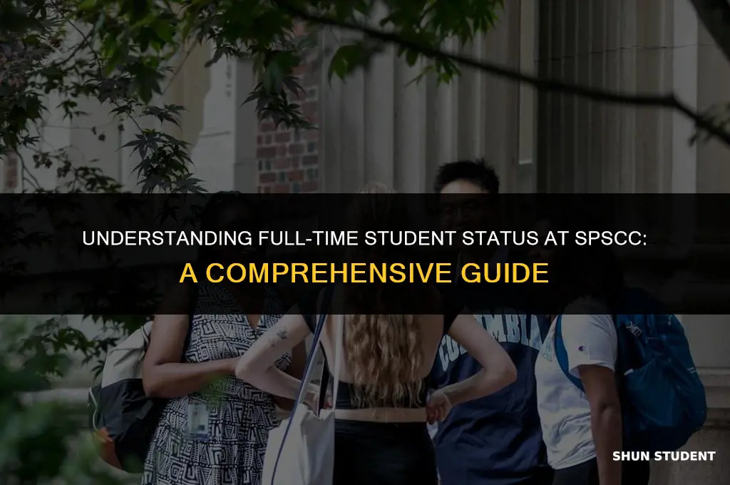 what is considered full time student at spscc