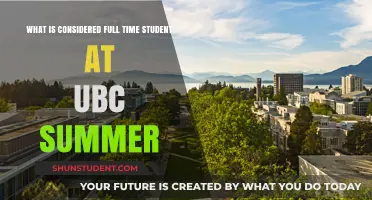 Exploring UBC Summer: What Qualifies as Full-Time Student Status?