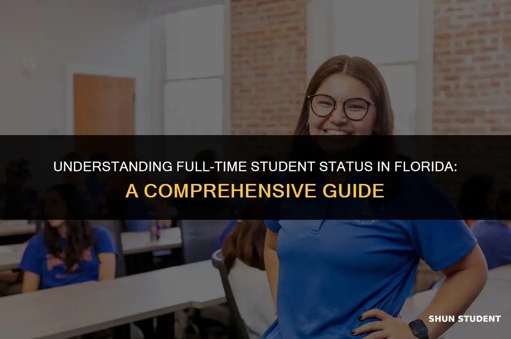 what is considered full time student florida
