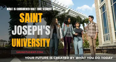 Understanding Saint Joseph's University's Half-Time Student Definition