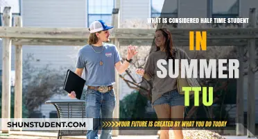 Exploring Half-Time Student Status During Summer at TTU