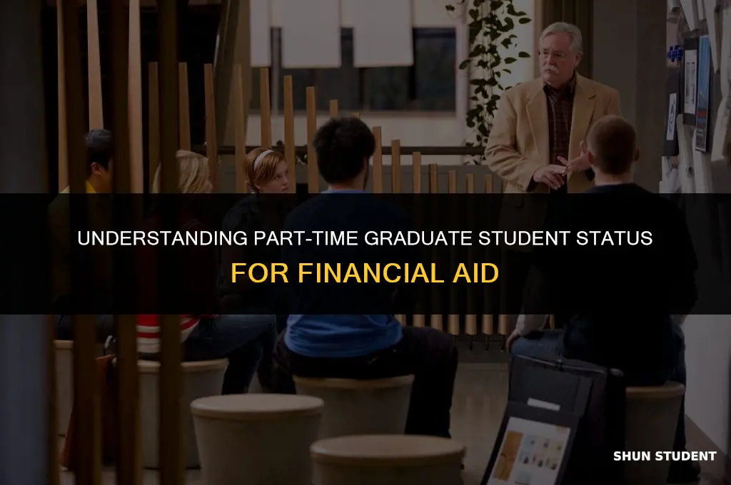 what is considered part time graduate student for financial aid