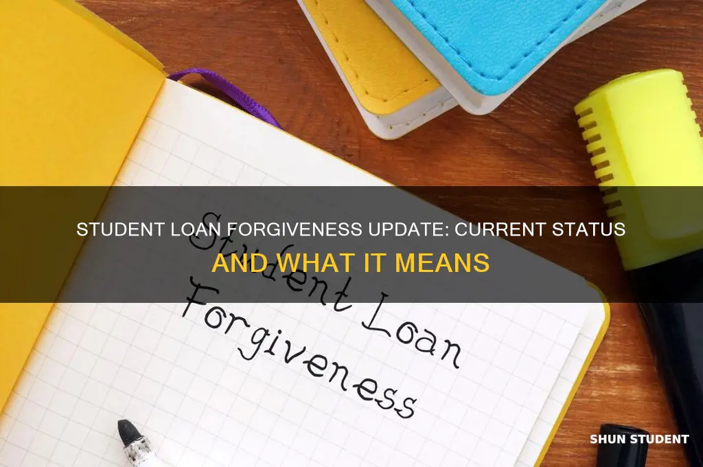 what is current status of student loan forgiveness