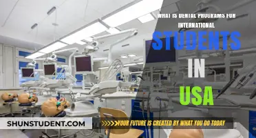 International Students: Dental Programs in the USA