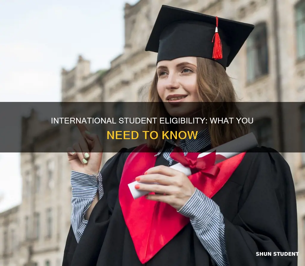 what is eligibility for international students