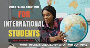 Financial Support Forms: Funding International Students' Dreams