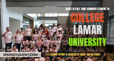 Unveiling the Full-Time Summer Student Experience at Lamar University