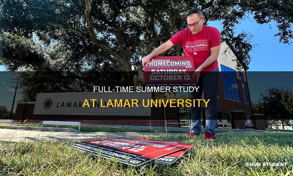 what is full time summer student in college lamar university