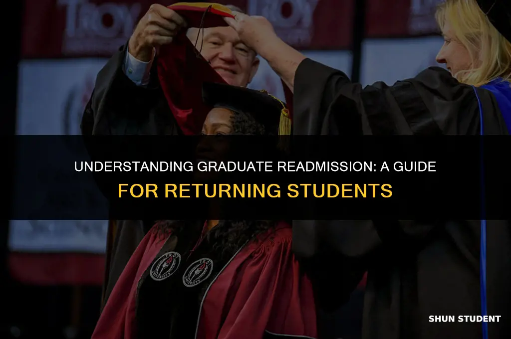 what is graduate readmit student
