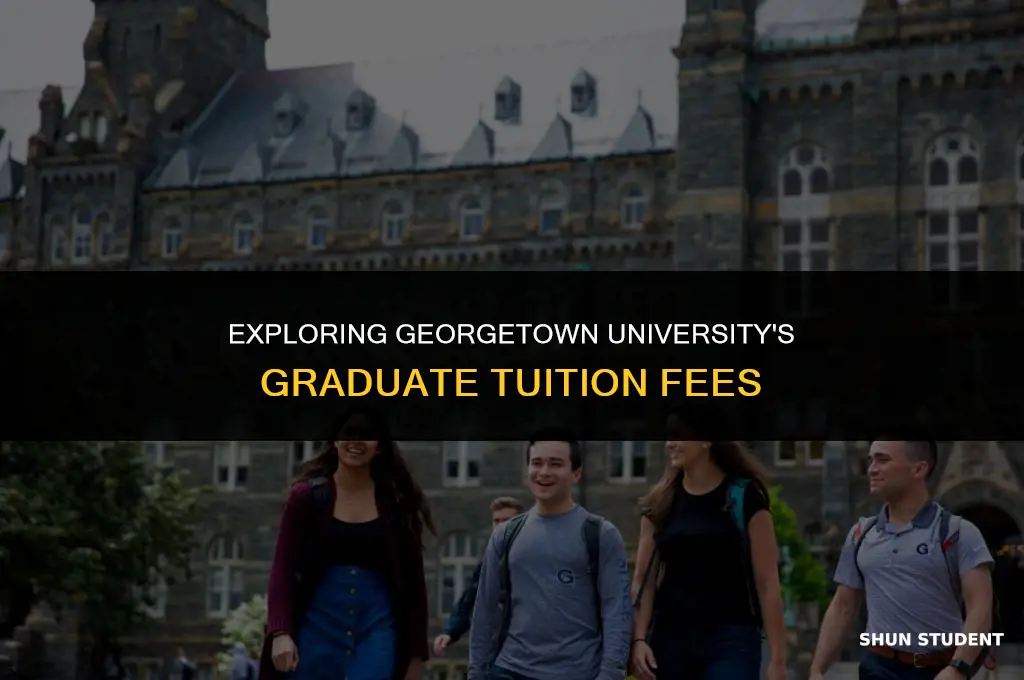 what is graduate student tuition at georgetown