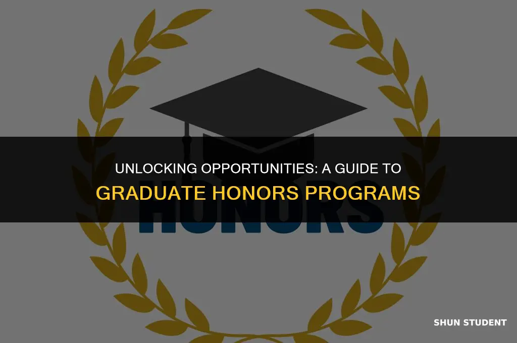 what is honors student for graduate