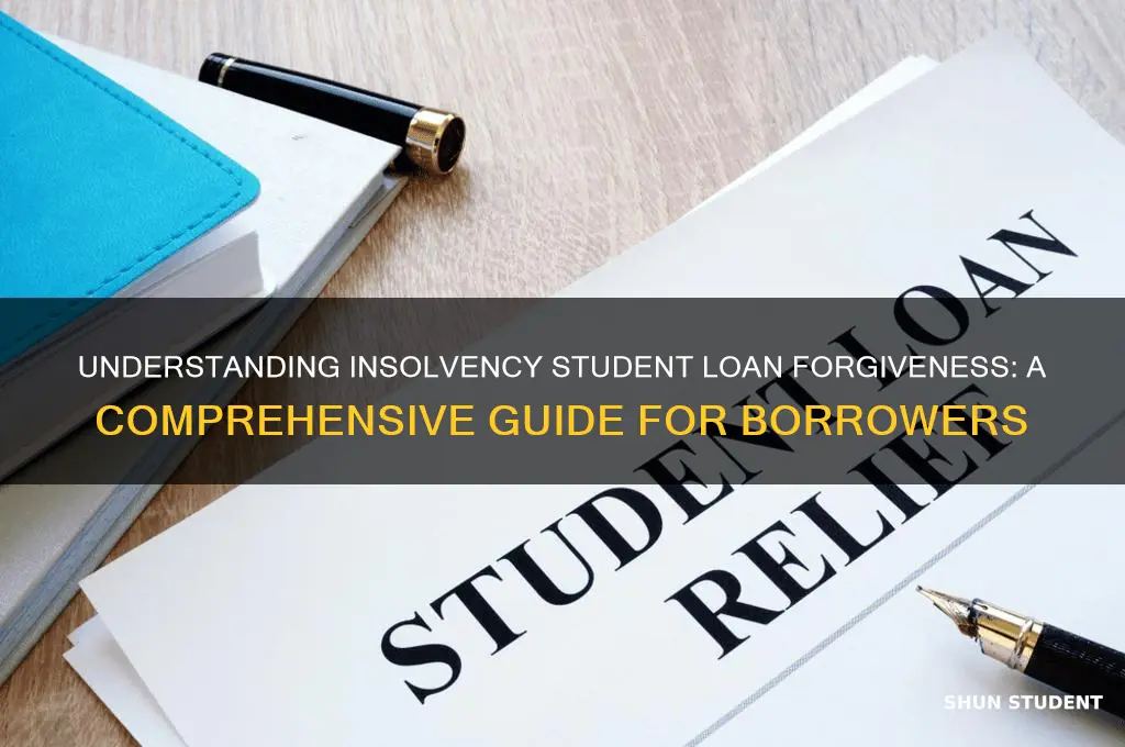 what is insolvency student loan forgiveness