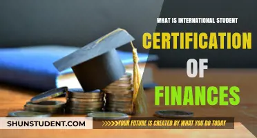 International Student Finances: Certification and Verification