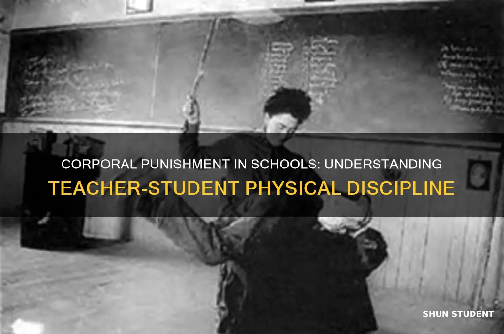 what is it called when a teacher hits a student