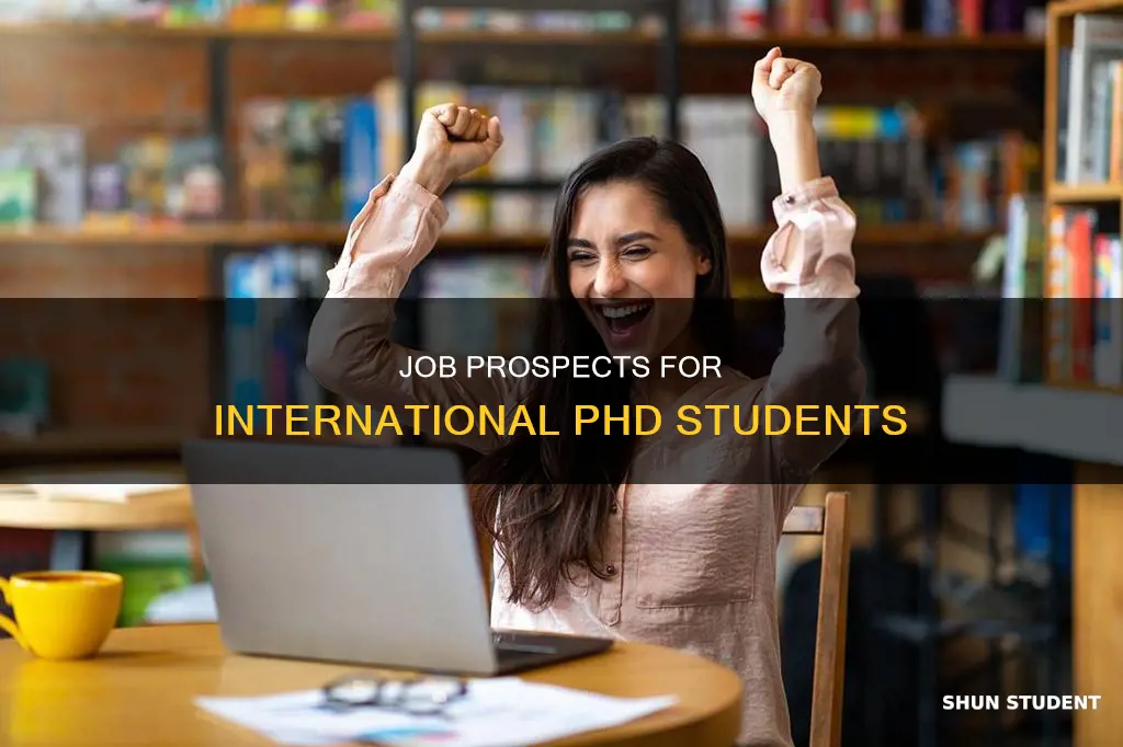 what is job opportunities if your international student with phd