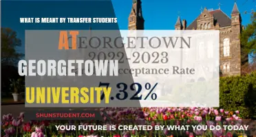 Transfer Students: Georgetown University's Unique Admissions