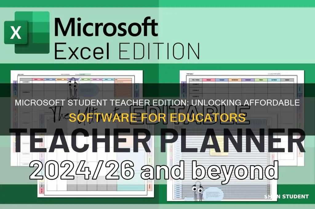 what is microsoft student teacher edition