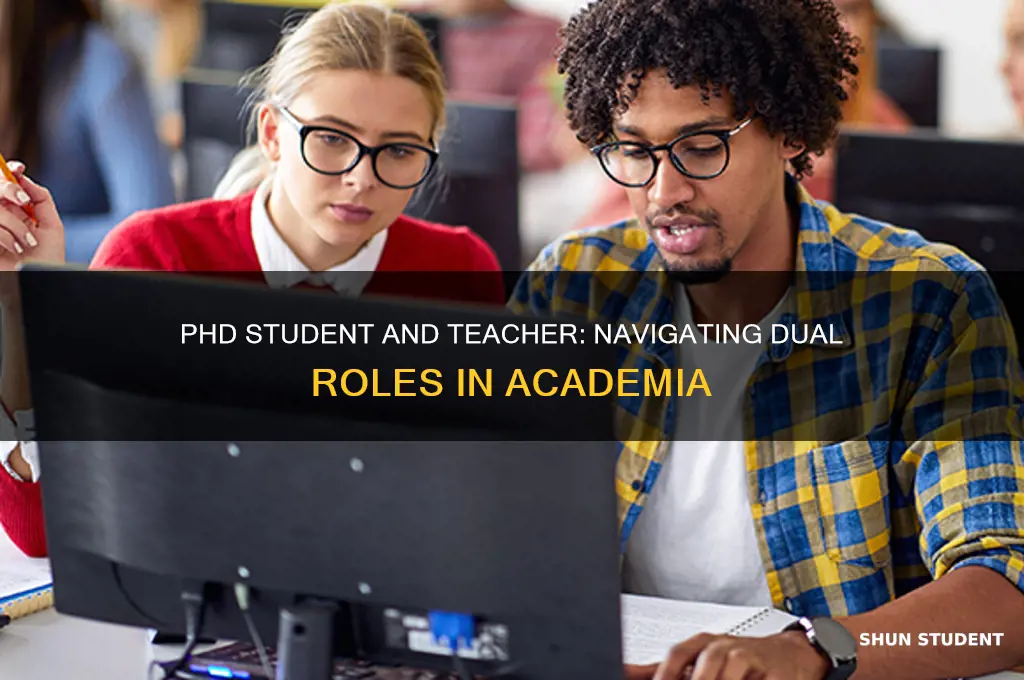 what is my title as a phd student and teacher
