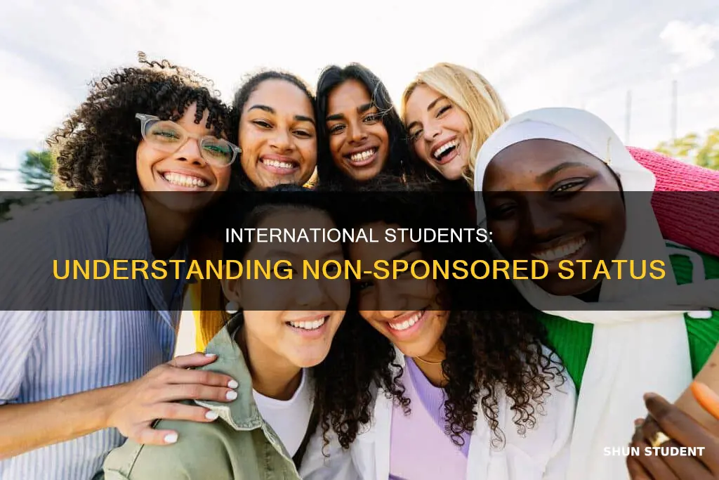 what is non sponsored international students